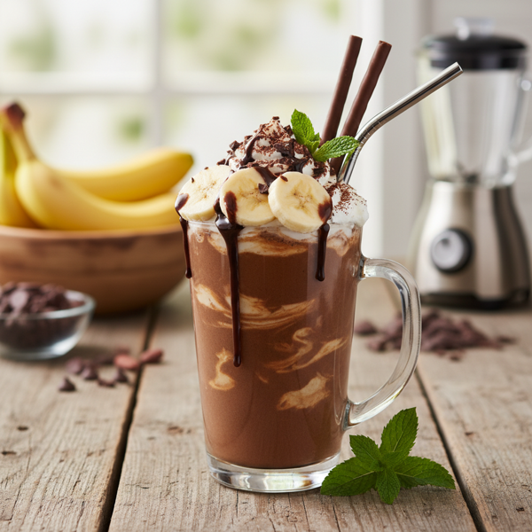 Choco-Banana Bliss Smoothie recipe