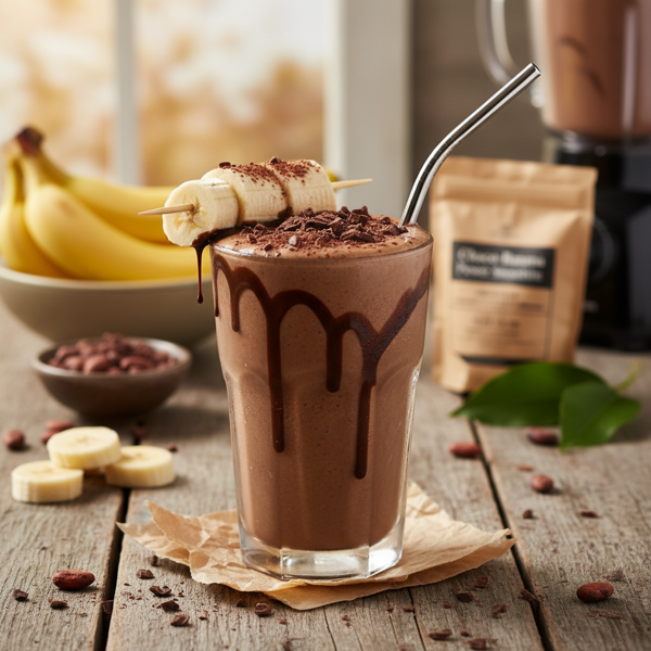 Choco-Banana Power Smoothie recipe