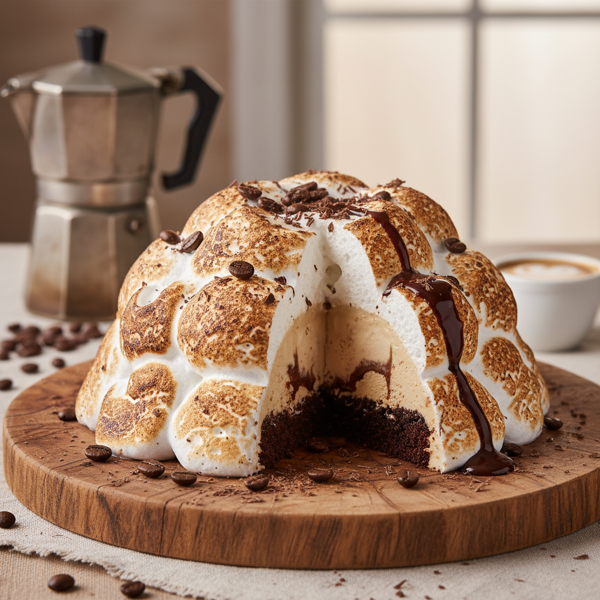 Choco-Espresso Baked Alaska Delight recipe
