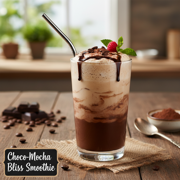 Choco-Mocha Bliss Smoothie recipe