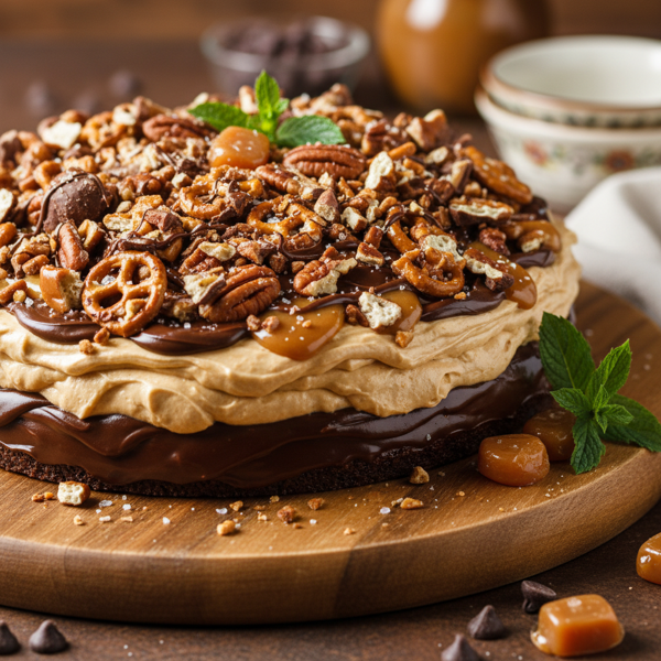 Chocolate-Butterscotch Crunch Delight recipe