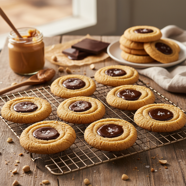 Chocolate-Centered Peanut Butter Swirls recipe