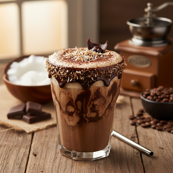 Chocolate-Coconut Dream Iced Coffee recipe