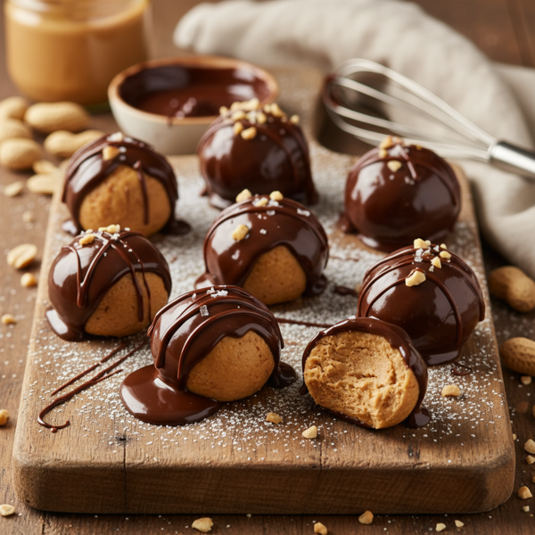 Chocolate-Covered Peanut Butter Delights recipe