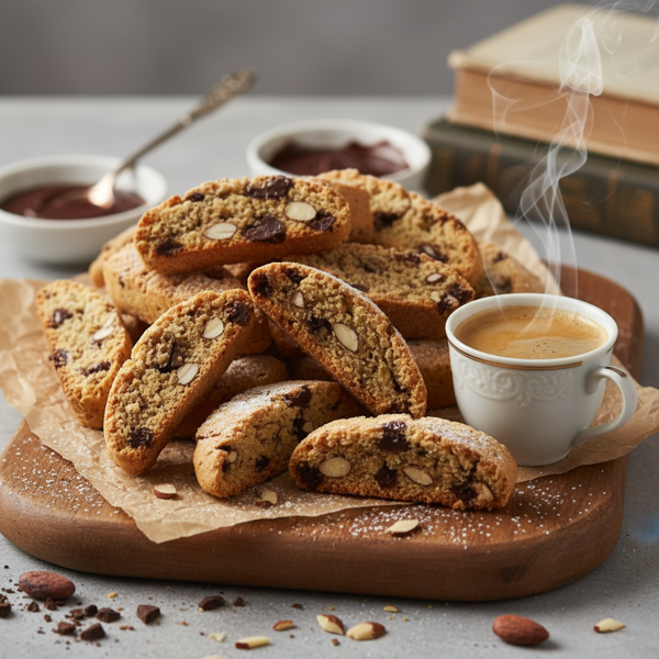 Chocolate Almond Biscotti recipe