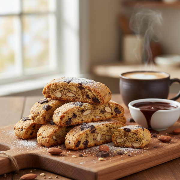 Chocolate Almond Delight Biscotti recipe
