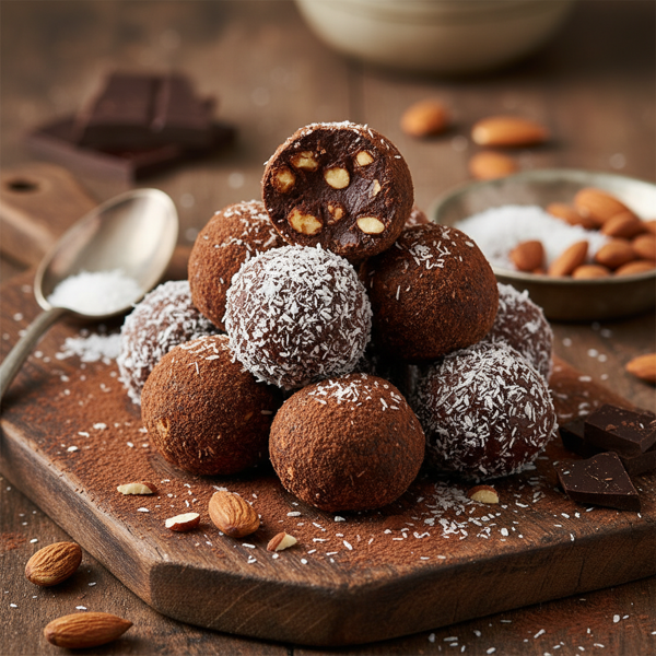Chocolate Coconut Almond Truffles recipe