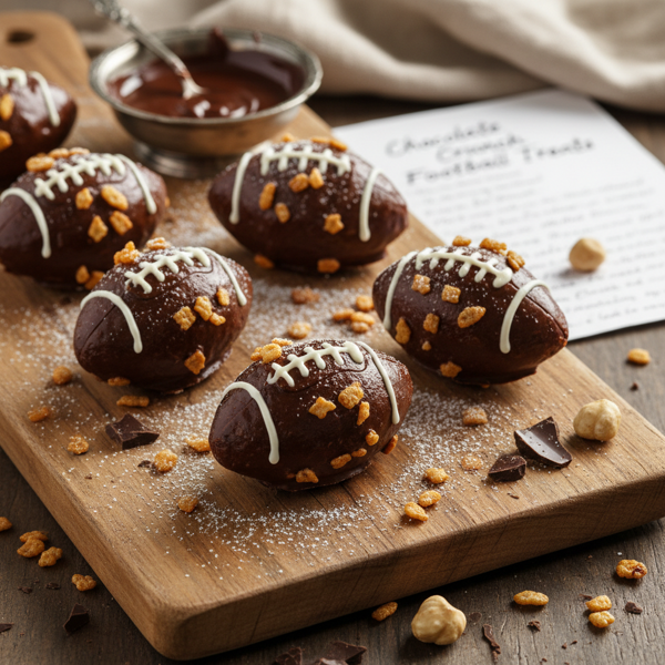 Chocolate Crunch Football Treats recipe
