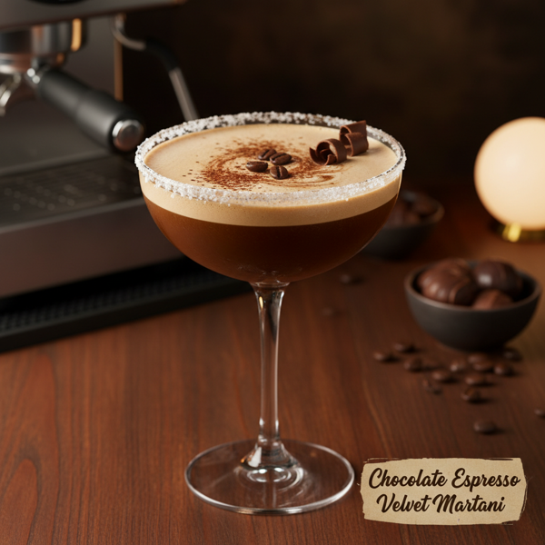 Chocolate Espresso Velvet Martini recipe
