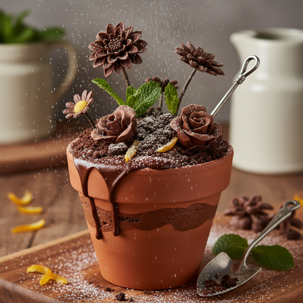 Chocolate Flowerpot Delight recipe
