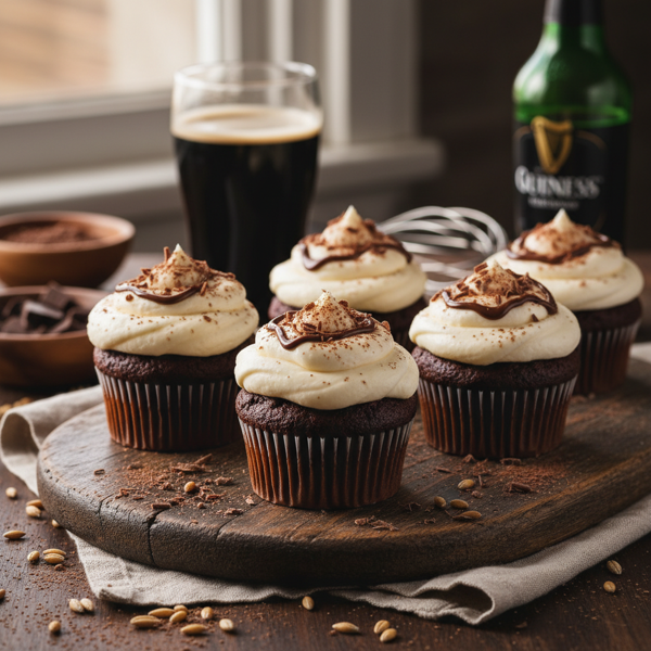 Chocolate Guinness Delight Cupcakes recipe