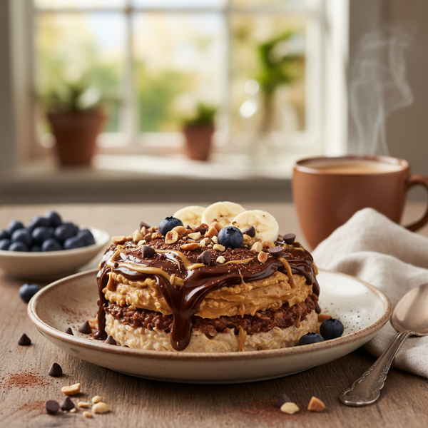 Chocolate Peanut Butter Breakfast Delights recipe