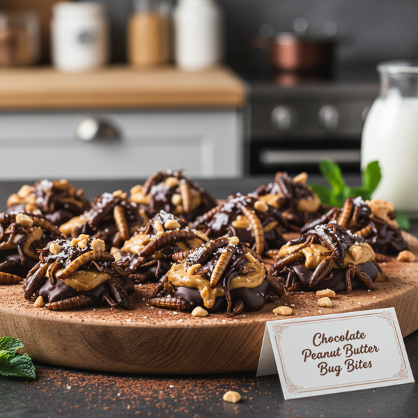 Chocolate Peanut Butter Bug Bites recipe