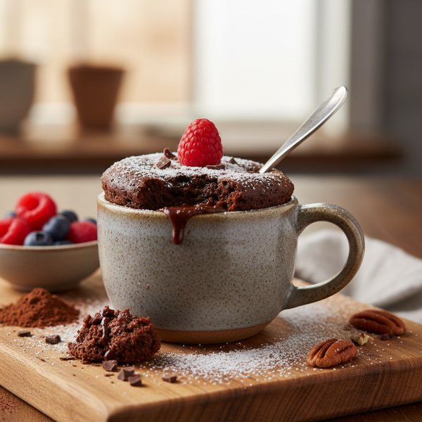 Chocolate Protein Mug Cake recipe