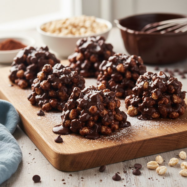 Chocolate Puffed Wheat Delights recipe