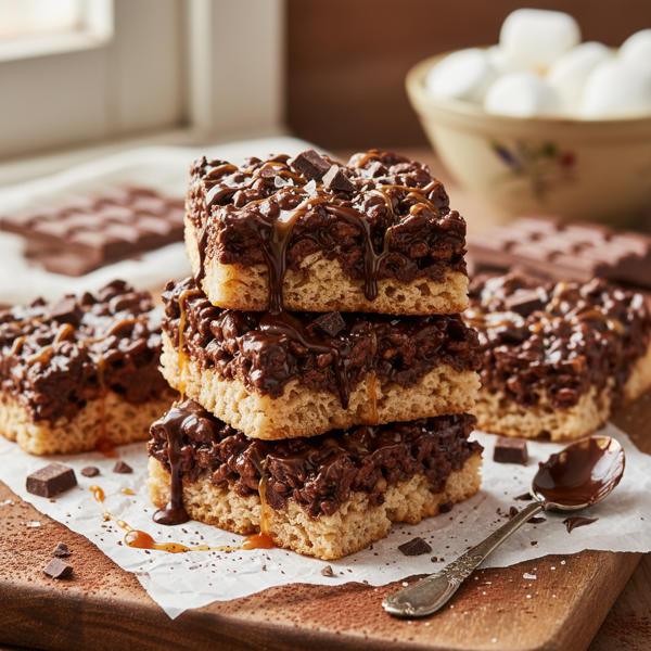 Chocolate Rice Krispie Treats recipe