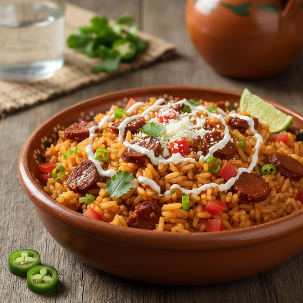 Chorizo-Infused Morisqueta recipe