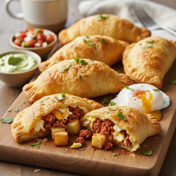 Chorizo & Potato Breakfast Empanadas recipe