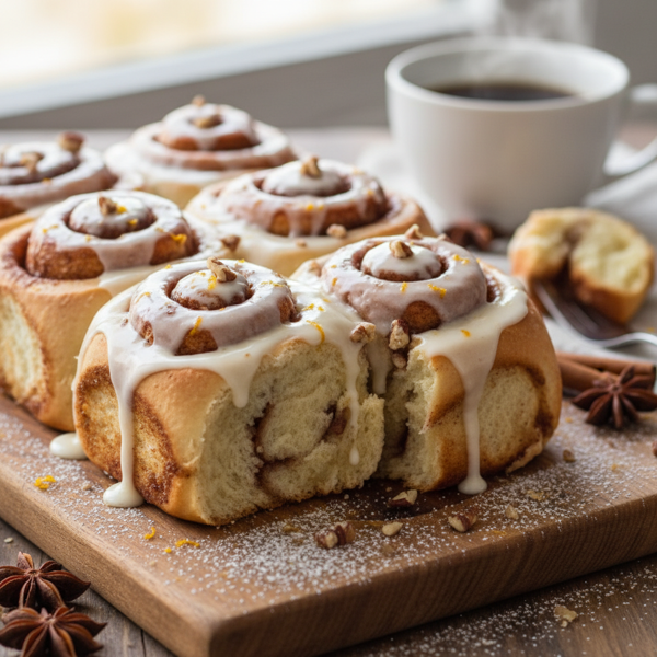 Chris' Delightful No-Yeast Cinnamon Rolls recipe
