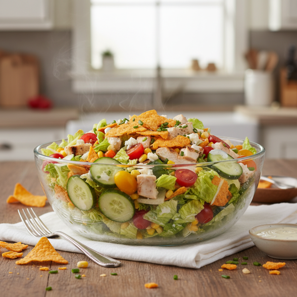 Chunky Dorito Ranch Delight Salad recipe