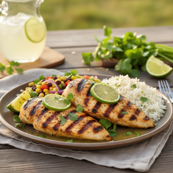 Cilantro-Lime Grilled Chicken Delight recipe