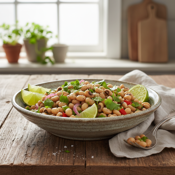 Cilantro Lime Black-Eyed Peas Delight recipe