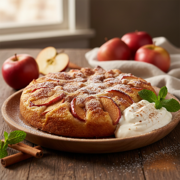 Cinnamon-Apple Sour Cream Delight recipe