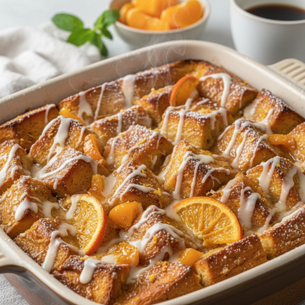Cinnamon-Glazed Orange French Toast Bake recipe