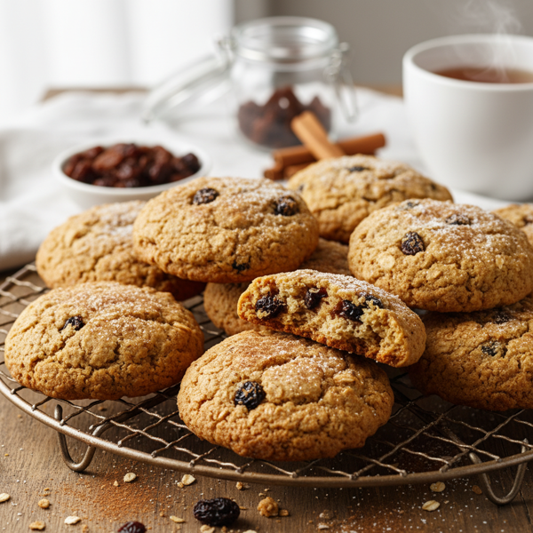 Cinnamon-Infused Oatmeal-Raisin Delight Cookies recipe
