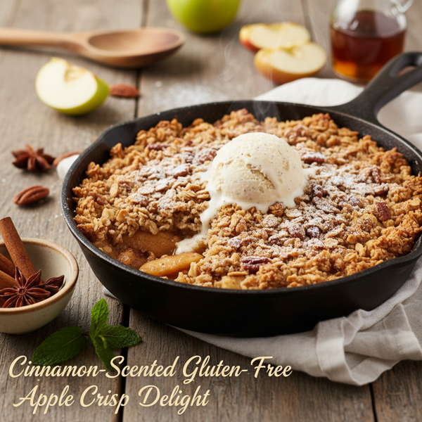 Cinnamon-Scented Gluten-Free Apple Crisp Delight recipe