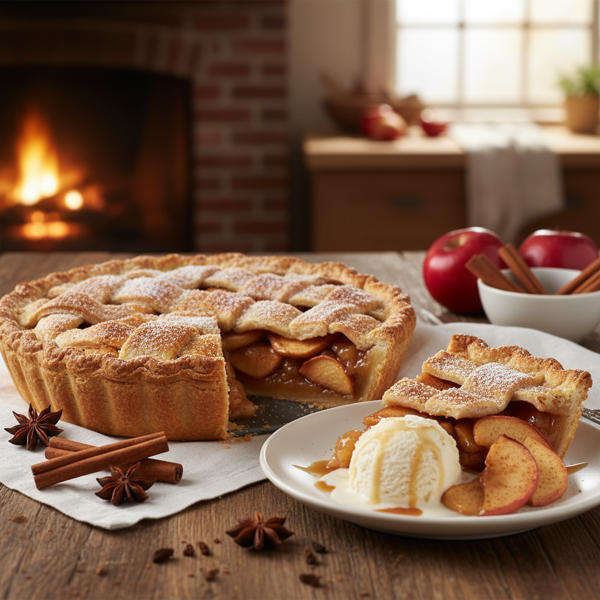 Cinnamon-Spiced Apple Delight Pie recipe