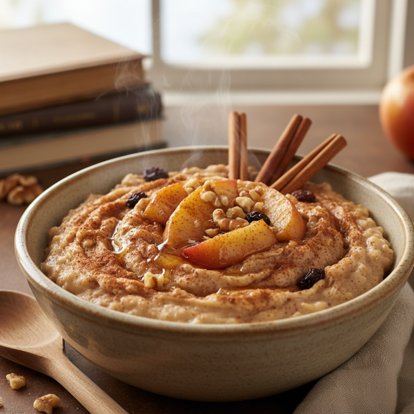 Cinnamon-Spiced Apple Oatmeal Delight recipe