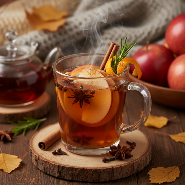 Cinnamon-Spiced Apple Tea Toddy recipe