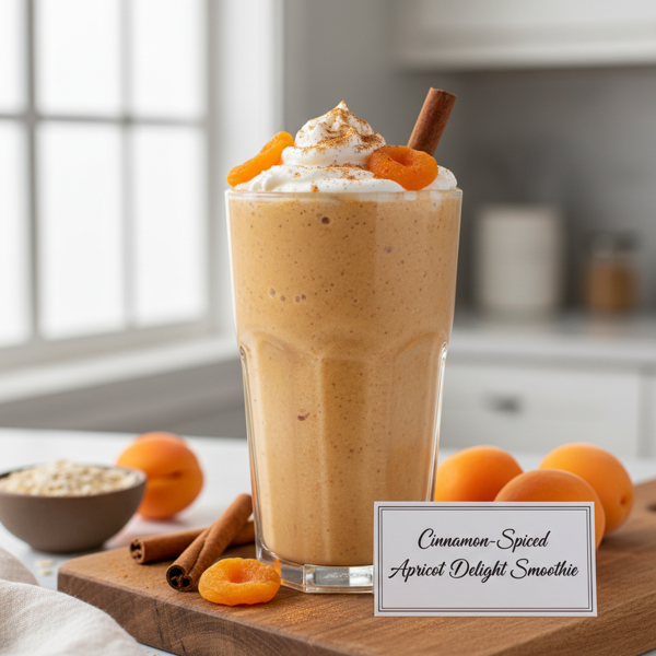 Cinnamon-Spiced Apricot Delight Smoothie recipe