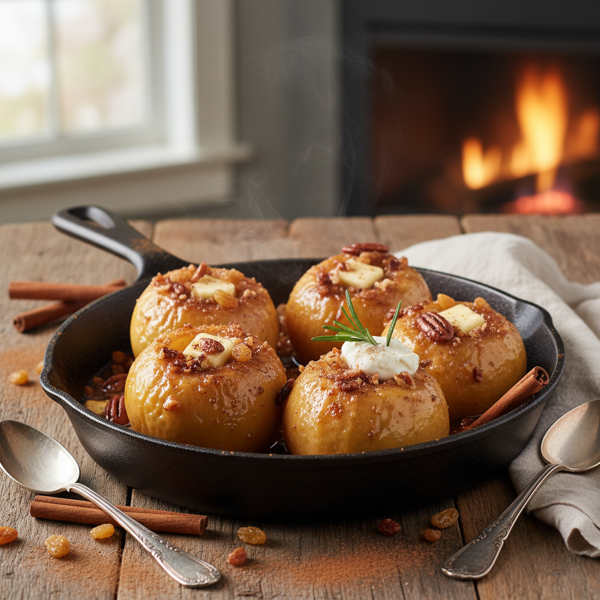 Cinnamon-Spiced Baked Granny Smith Apples recipe