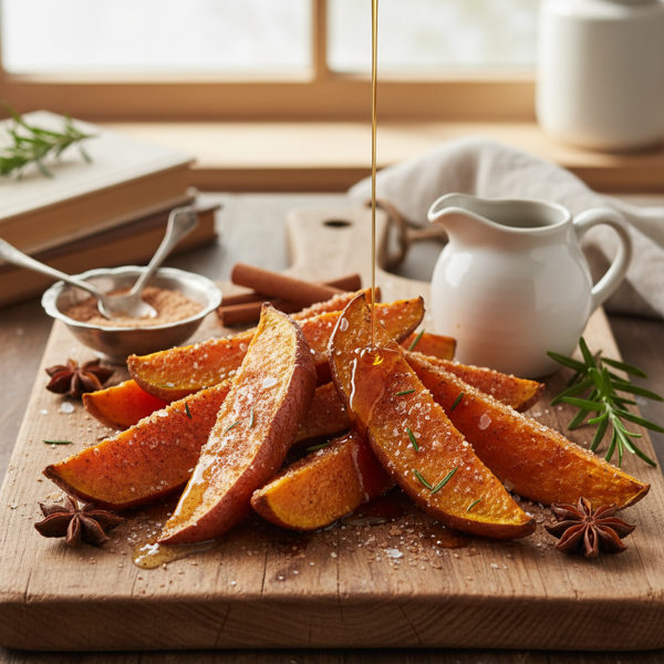 Cinnamon-Sugar Baked Sweet Potatoes recipe