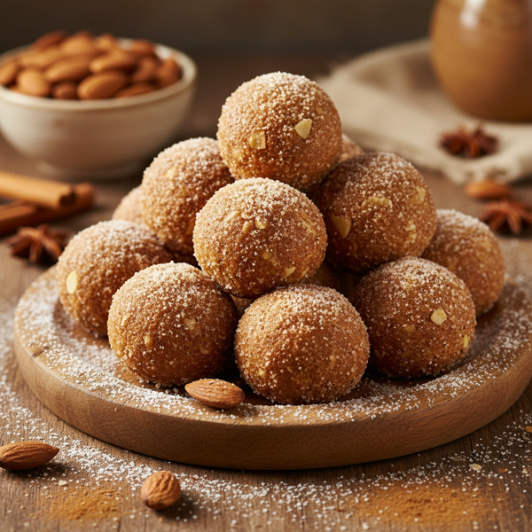 Cinnamon Almond Delight Balls recipe