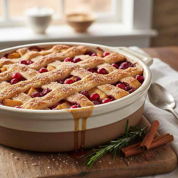 Cinnamon Apple Cranberry Bake recipe