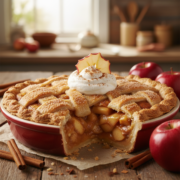 Cinnamon Apple Cream Pie Delight recipe