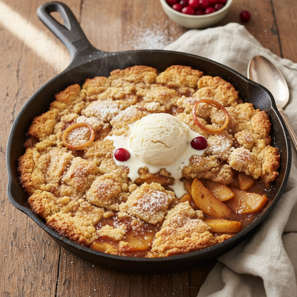 Cinnamon Apple Delight Cobbler recipe