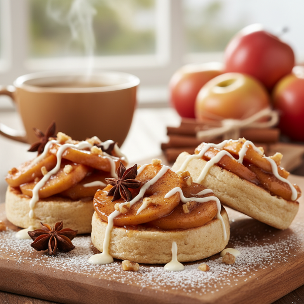 Cinnamon Apple Delight English Muffins recipe