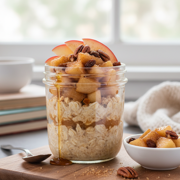 Cinnamon Apple Dream Overnight Oatmeal recipe
