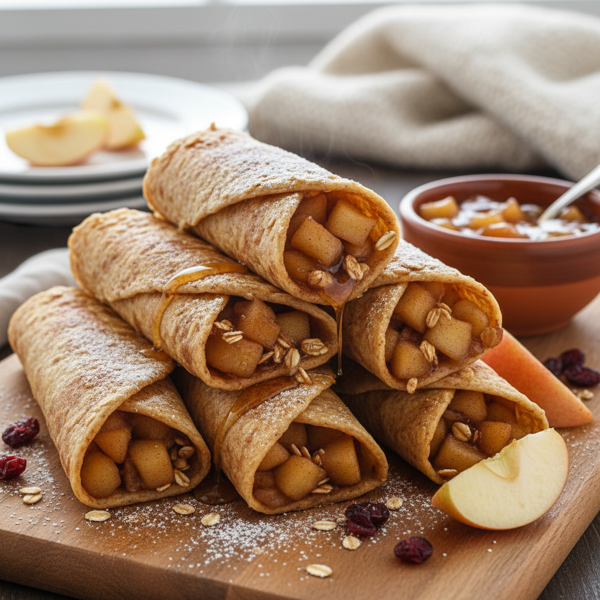 Cinnamon Apple Oatmeal Wraps recipe