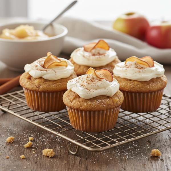 Cinnamon Applesauce Muffins recipe