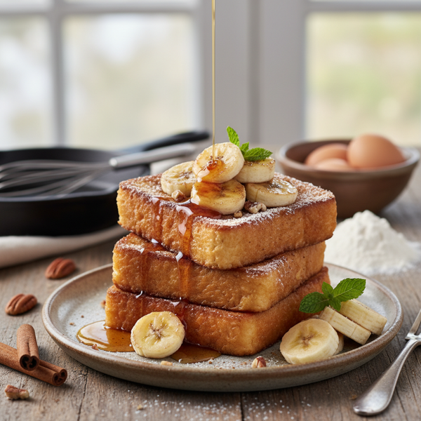 Cinnamon Banana French Toast recipe