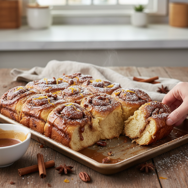 Cinnamon Bliss Sheet Pan Pull-Apart Bread recipe