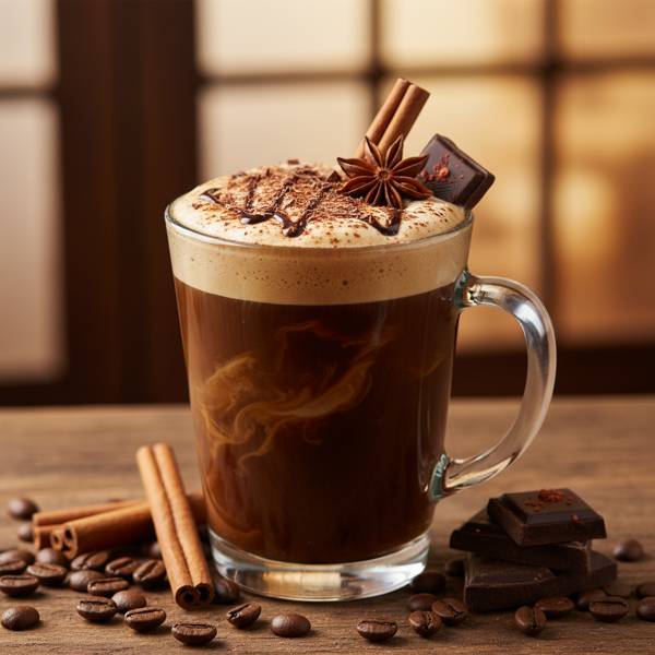 Cinnamon Chocolate Spiced Coffee Delight recipe