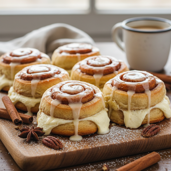 Cinnamon Cream Cheese Biscuit Swirls recipe