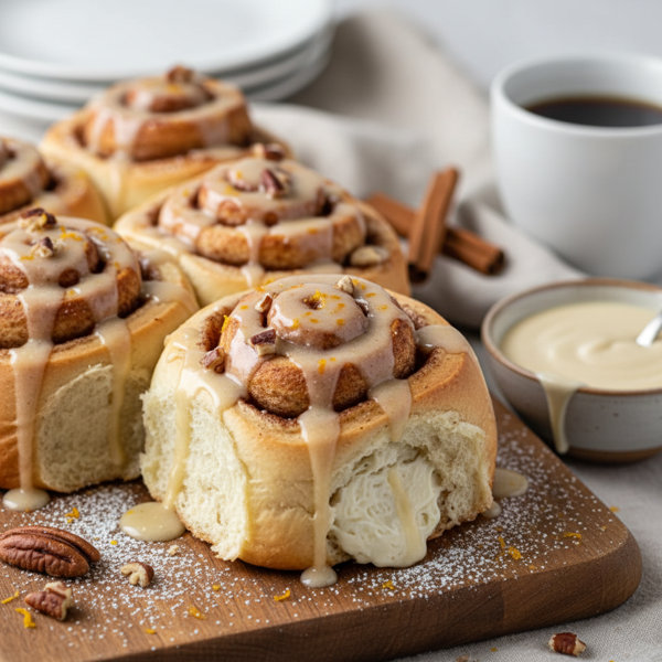Cinnamon Cream Cheese Delight Rolls recipe