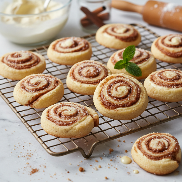 Cinnamon Cream Cheese Pinwheel Cookies recipe